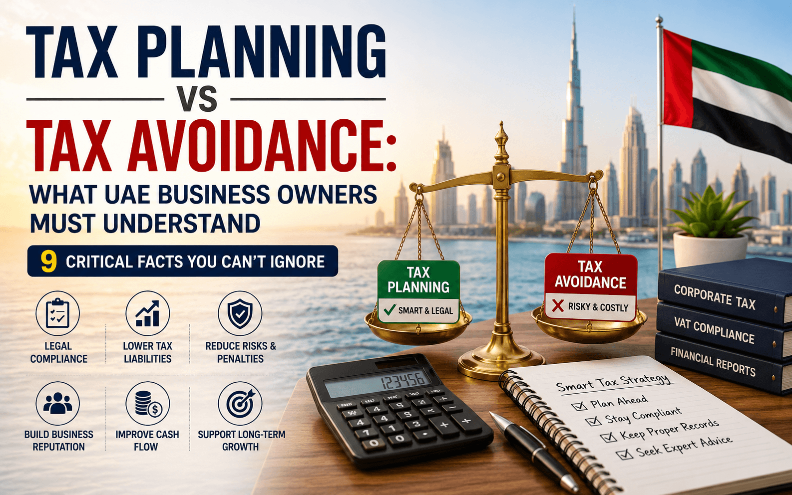 Tax Planning vs Tax Avoidance in the UAE: What Business Owners Must Know