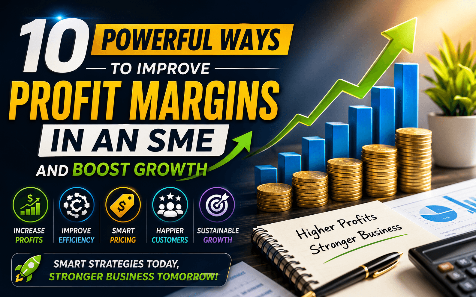 10 Practical Ways UAE SMEs Can Improve Profit Margins Without Cutting Quality