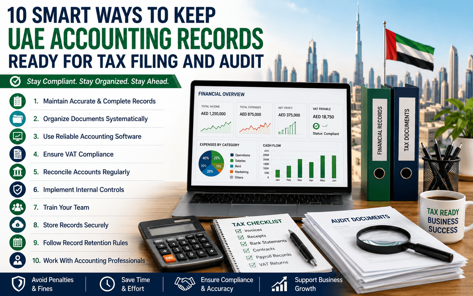 Keeping UAE Accounting Records Ready for Tax Filing and Audit