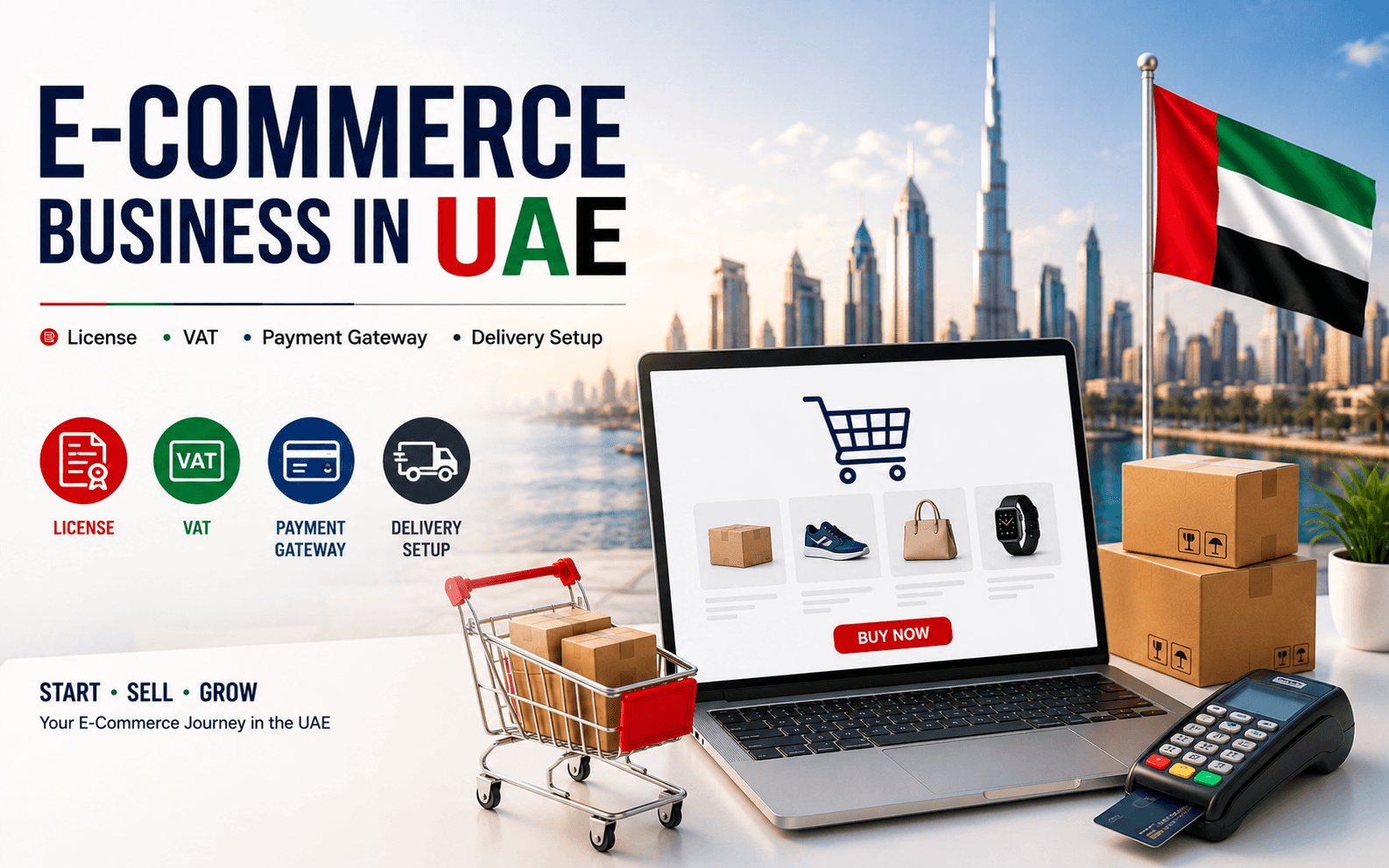 E-Commerce Business Setup in UAE: License, VAT, Payments and Delivery Guide