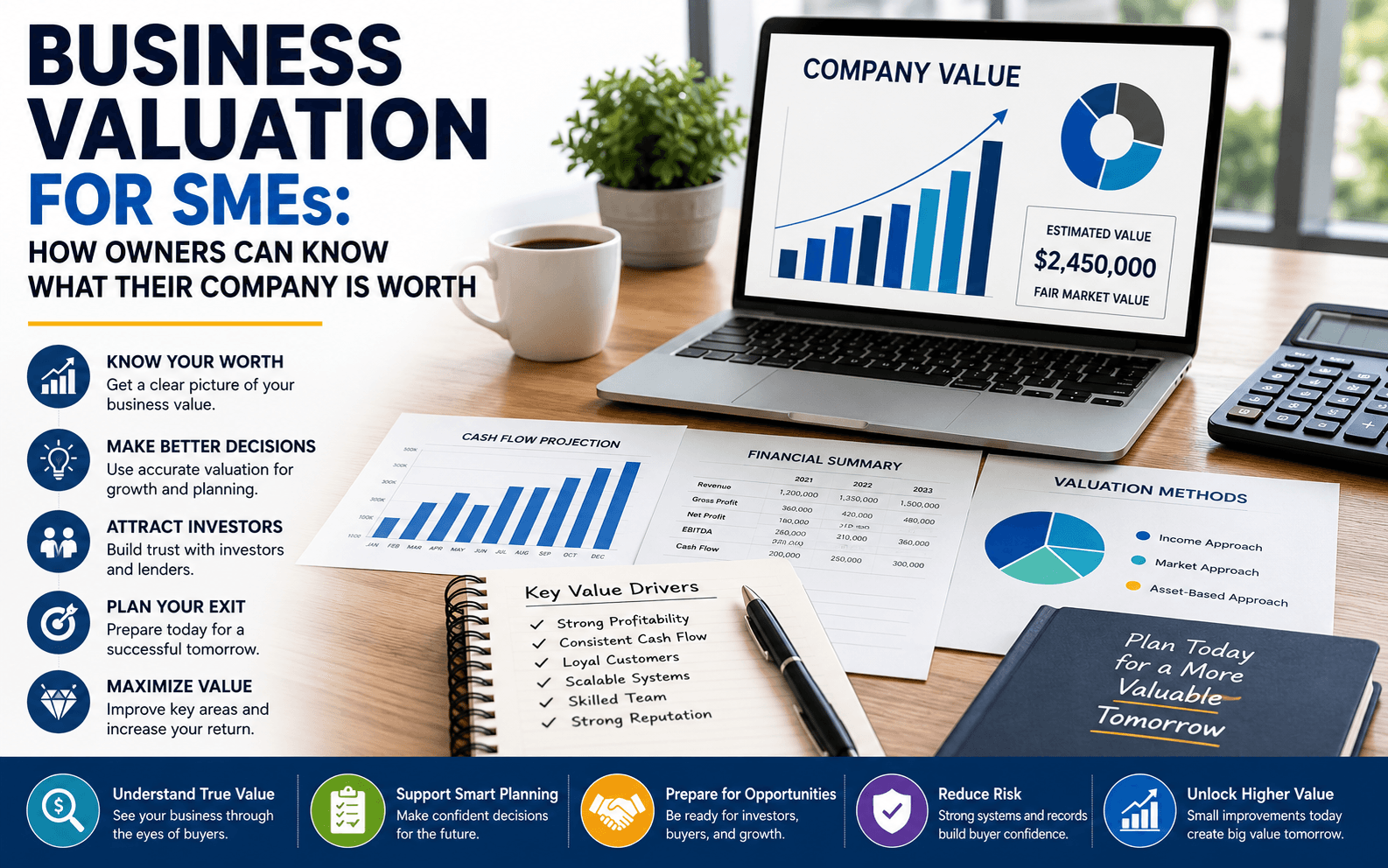 Business Valuation for SMEs: How Owners Can Know What Their Company Is Worth