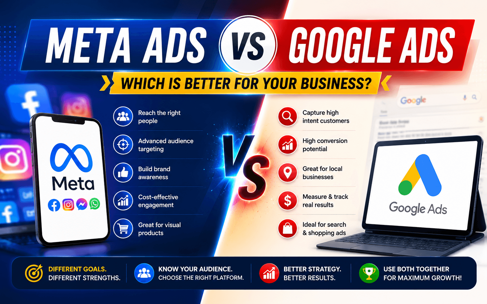 Meta Ads vs Google Ads: Which Is Better for Your Business?