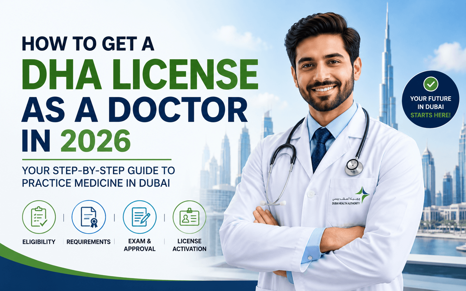 How to Get a DHA License as a Doctor in Dubai in 2026