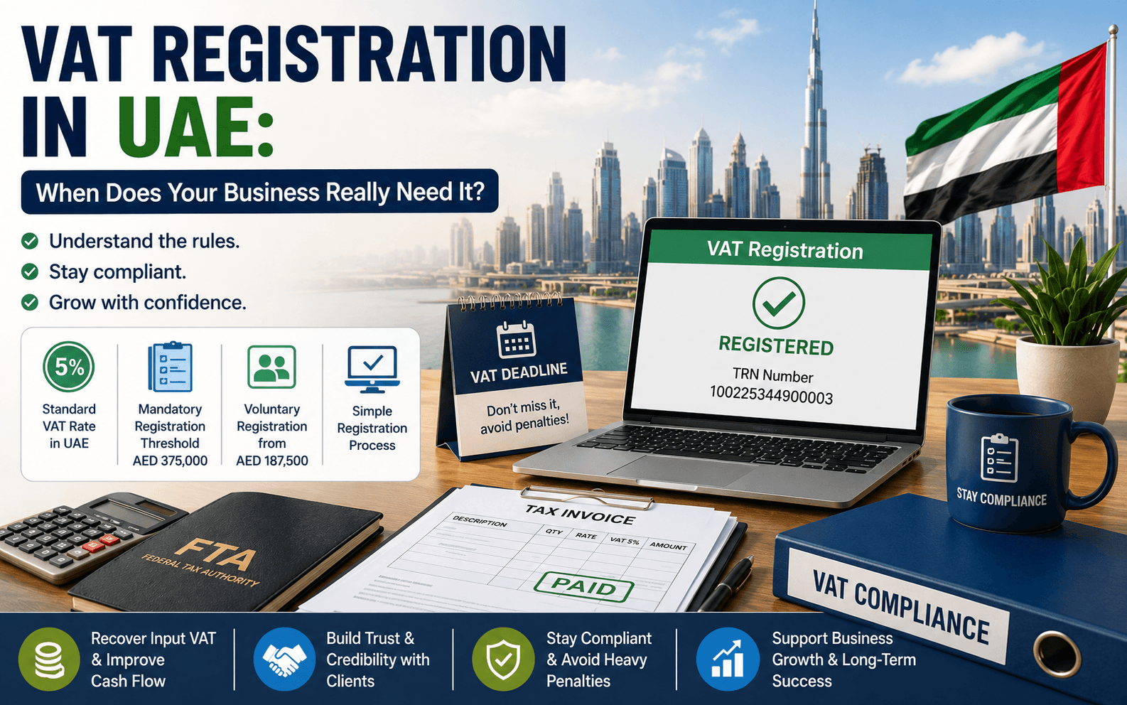 VAT Registration in UAE: When Your Business Should Act