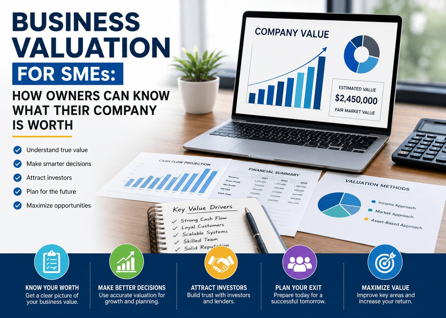Business Valuation for SMEs: How Owners Can Know What Their Company Is Worth