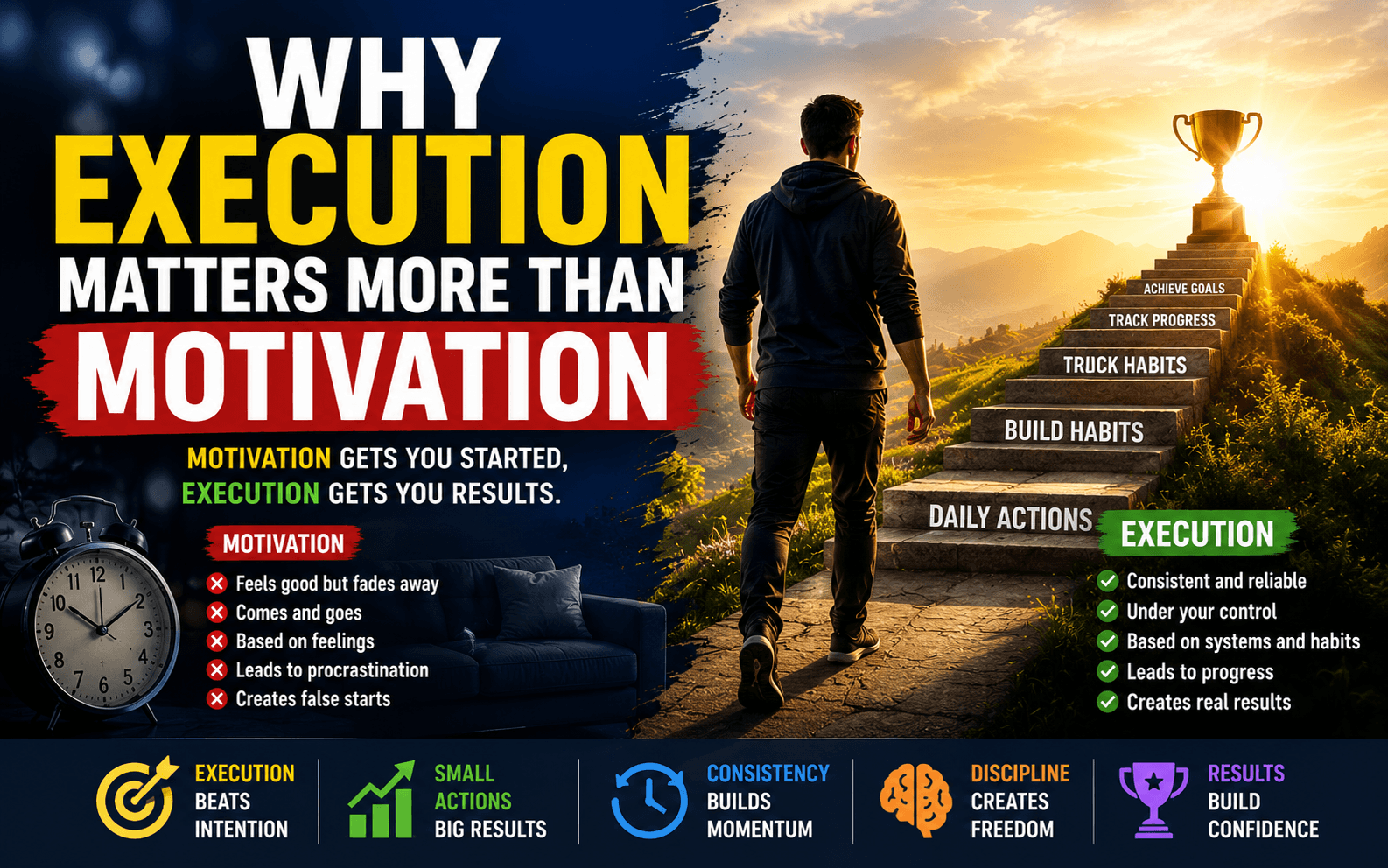 Why Execution Matters More Than Motivation in Business