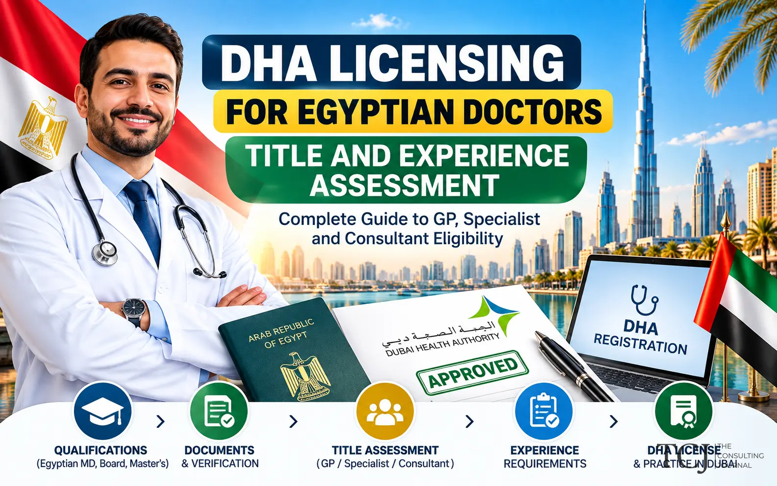 DHA Licensing for Egyptian Doctors: Titles, Tiers and Experience