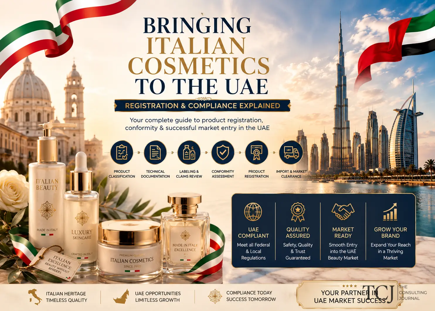 Bringing Italian Cosmetics to the UAE: Registration and Compliance Guide