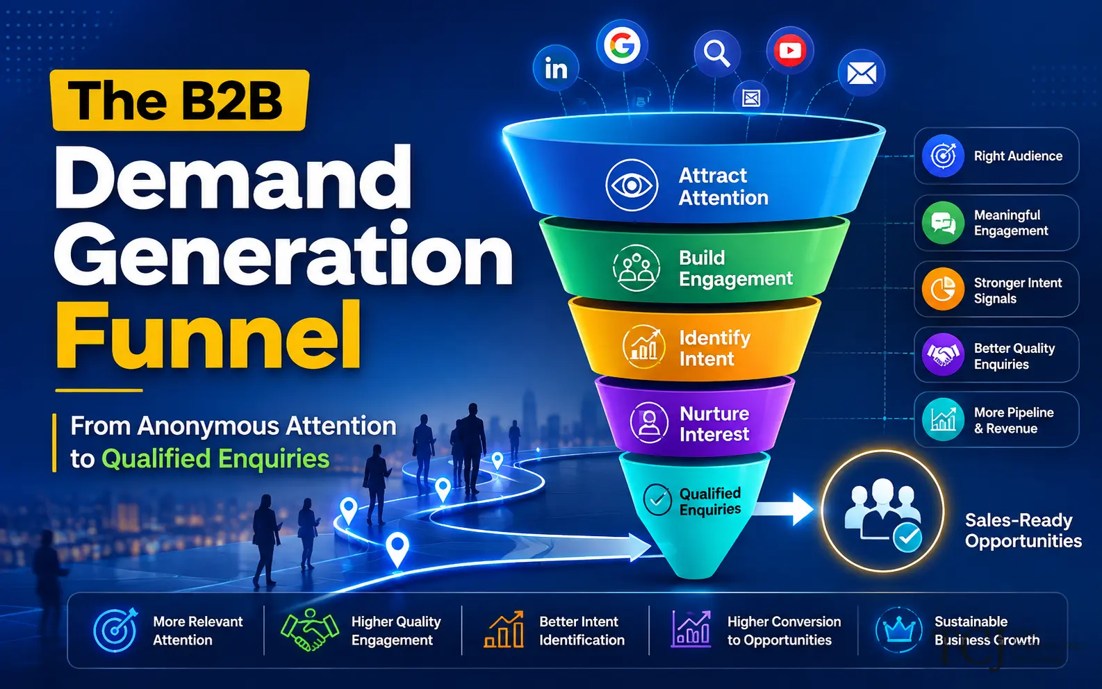 B2B Demand Generation Funnel: Turning Buyer Interest Into Qualified Enquiries