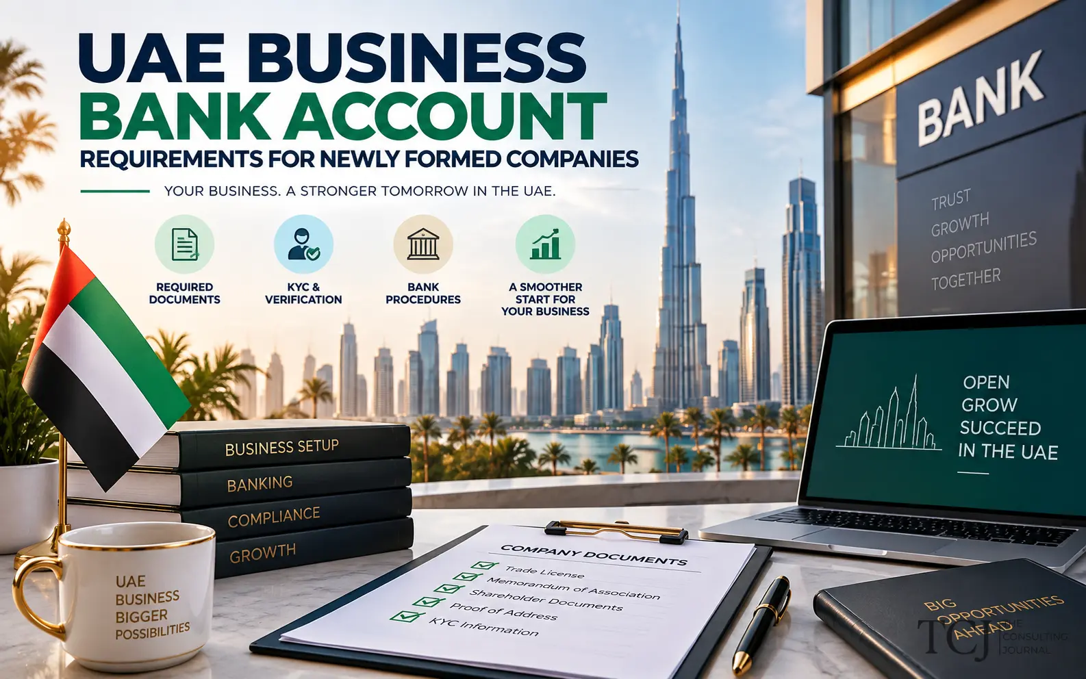 UAE Business Bank Account Requirements for Newly Formed Companies