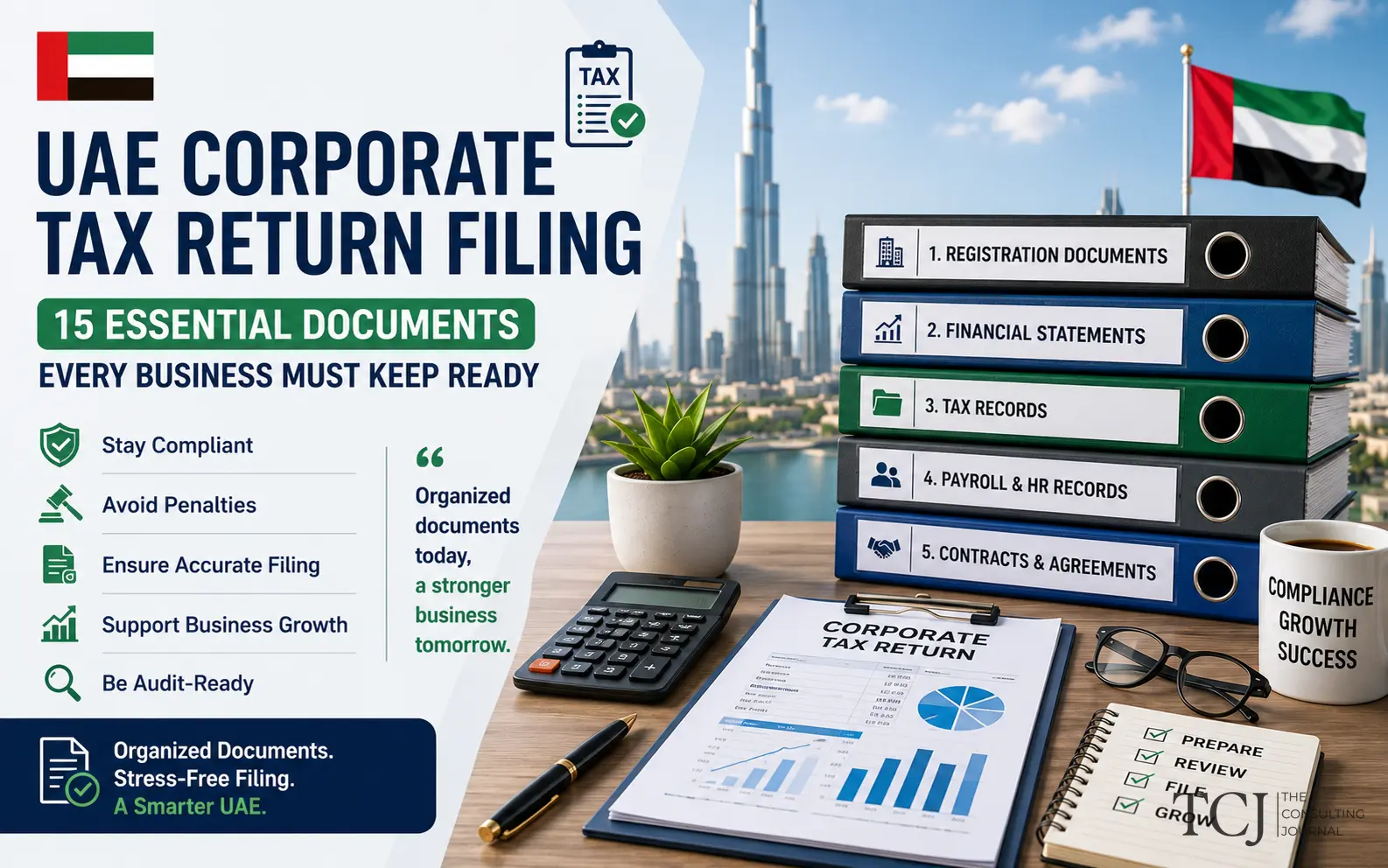 UAE Corporate Tax Return Filing: 15 Documents Every Business Should Prepare