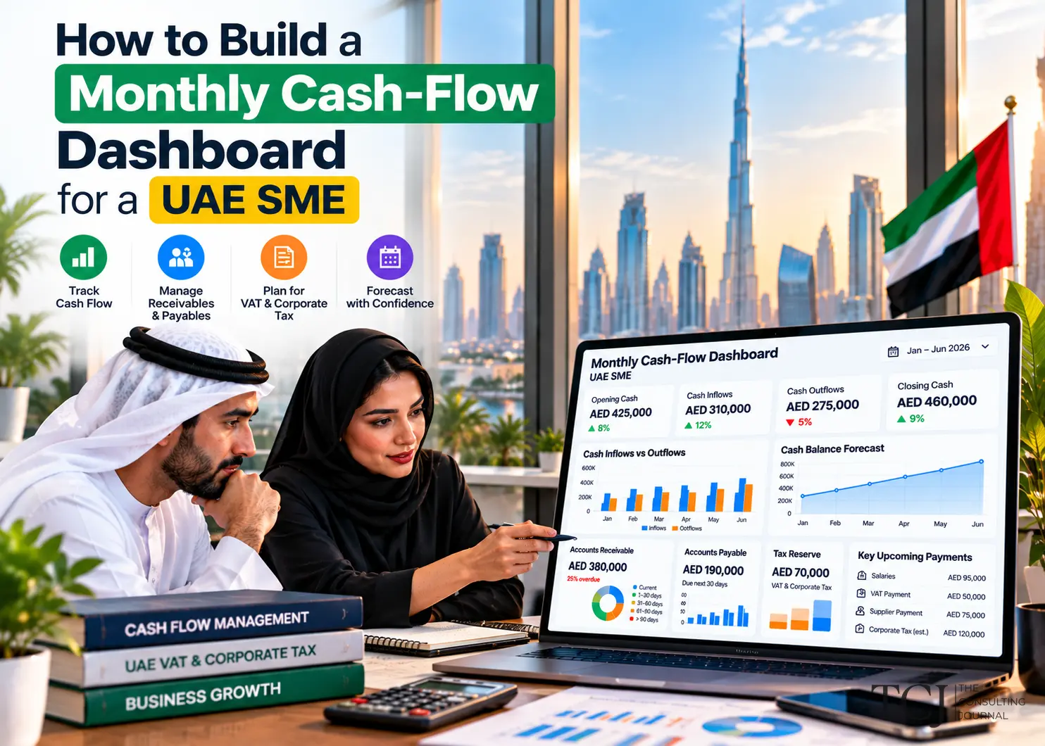 How to Build a Monthly Cash-Flow Dashboard for a UAE SME