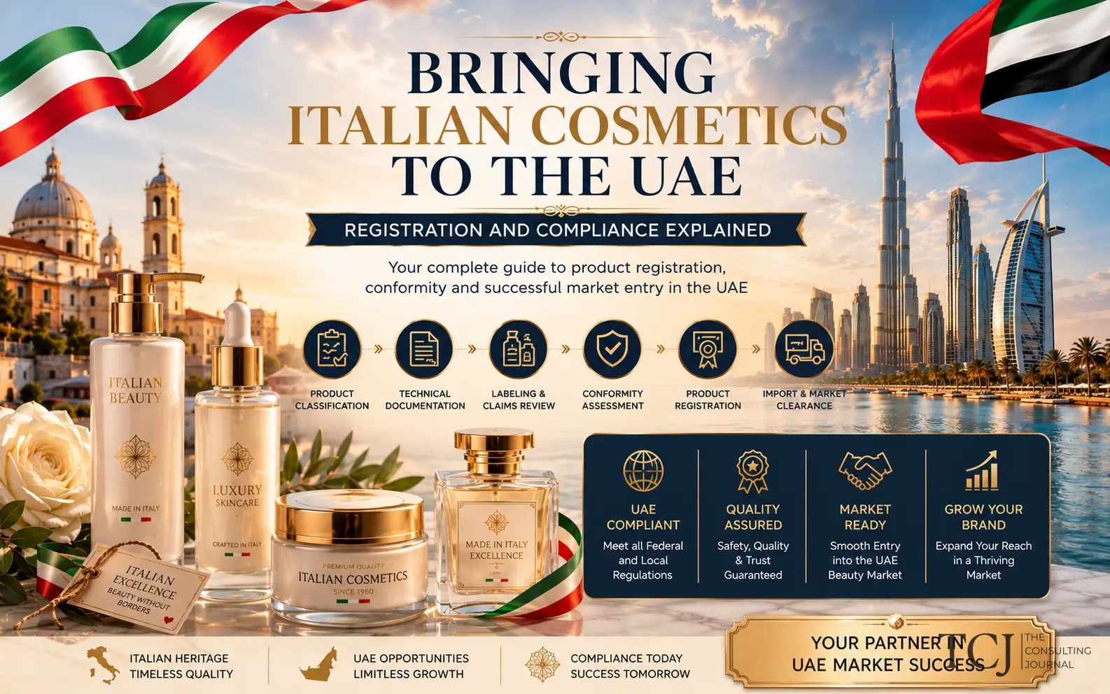 Bringing Italian Cosmetics to the UAE: Registration and Compliance Guide