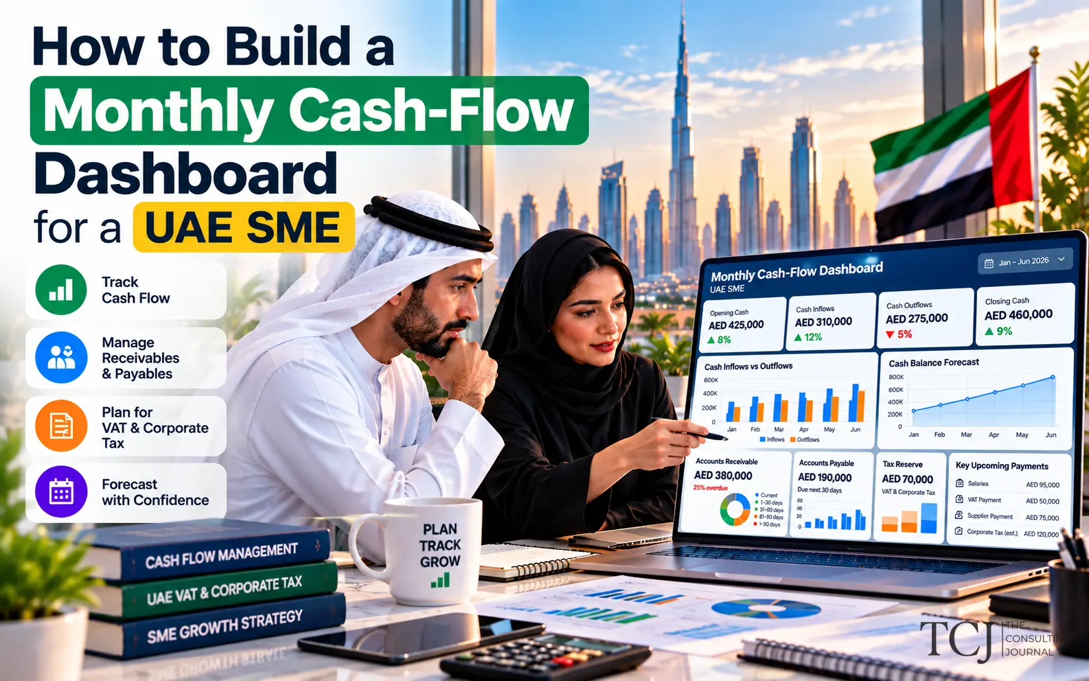 How to Build a Monthly Cash-Flow Dashboard for a UAE SME