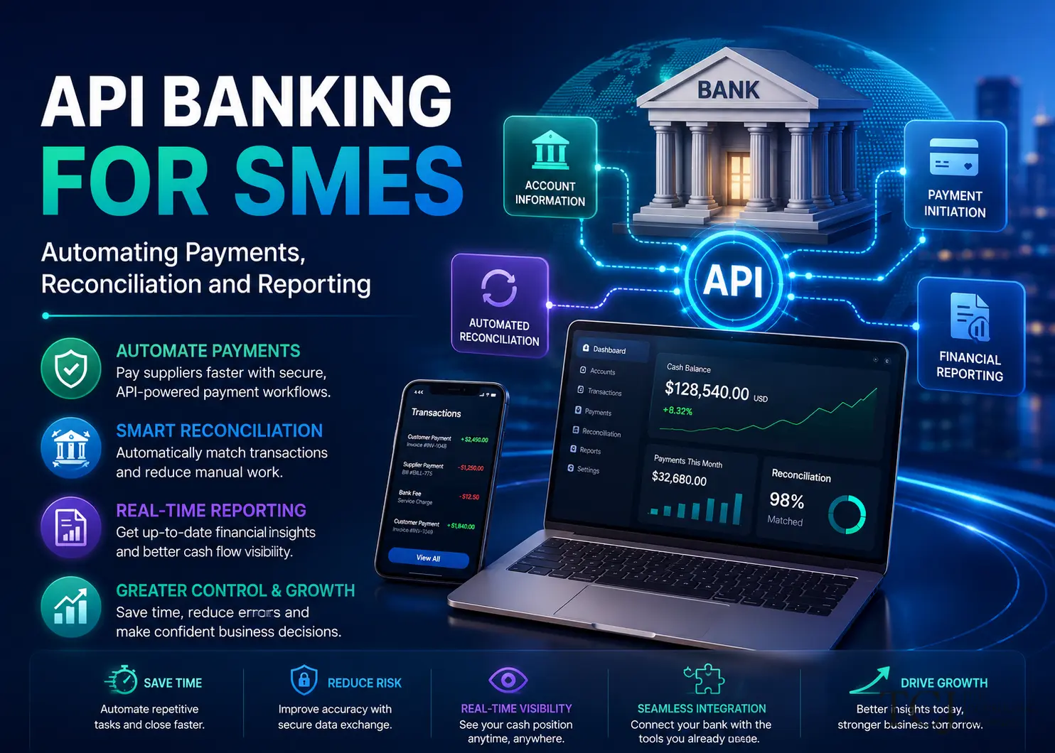 API Banking for SMEs in UAE: Automating Payments, Reconciliation and Reporting