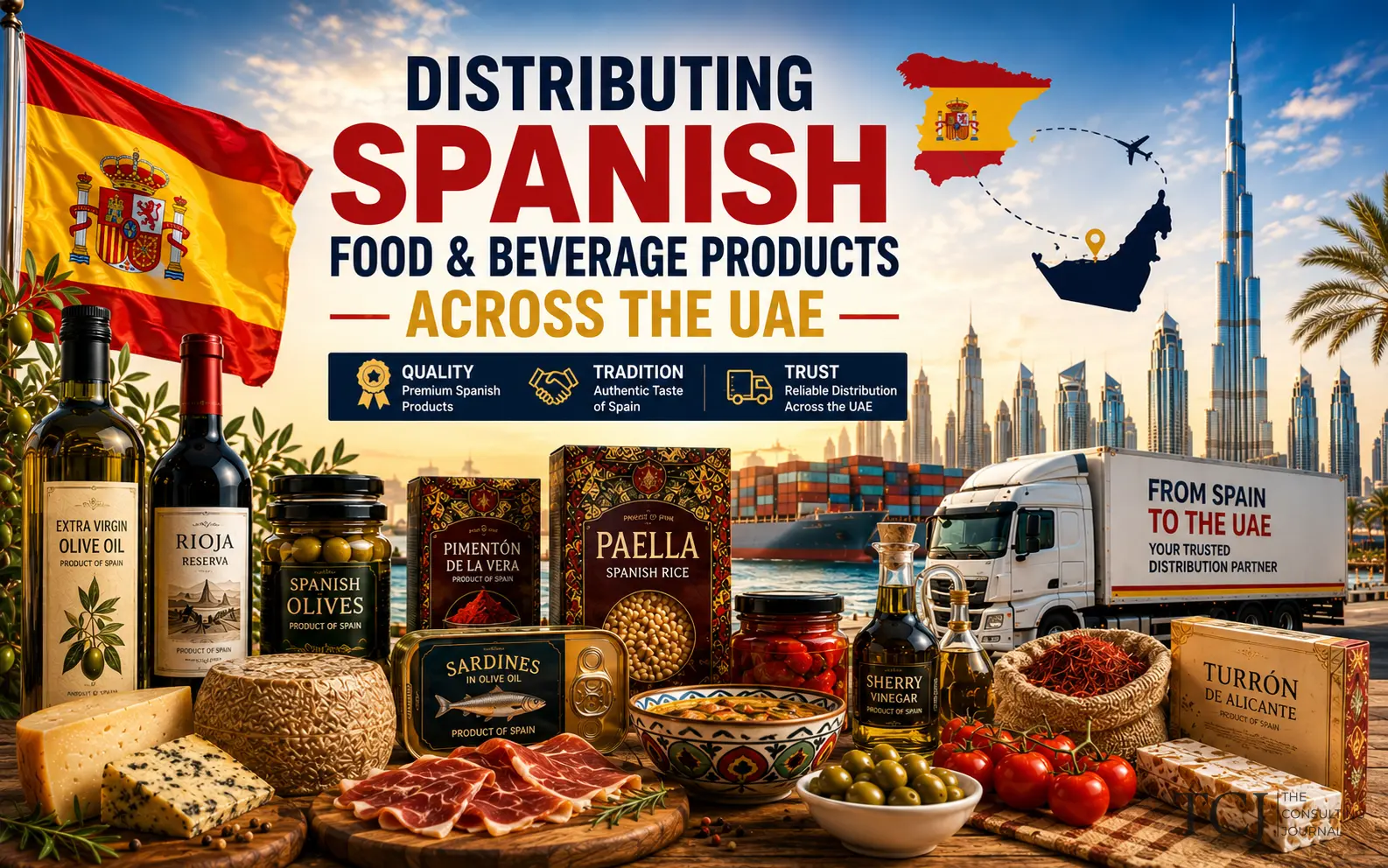How to Distribute Spanish Food and Beverage Products Across the UAE