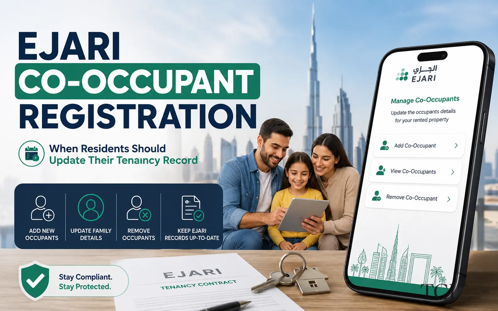 Ejari Co-Occupant Registration in Dubai: When Should Records Be Updated?