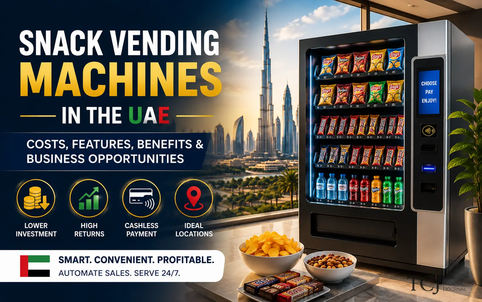 Snack Vending Machines in UAE: Costs, Profits and Business Setup