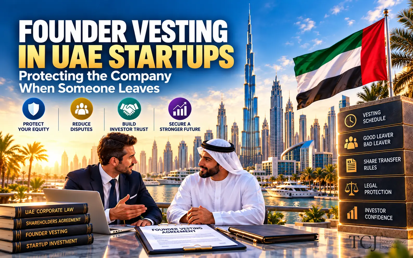 Founder Vesting in UAE Startups: How to Protect Equity When a Co-Founder Leaves