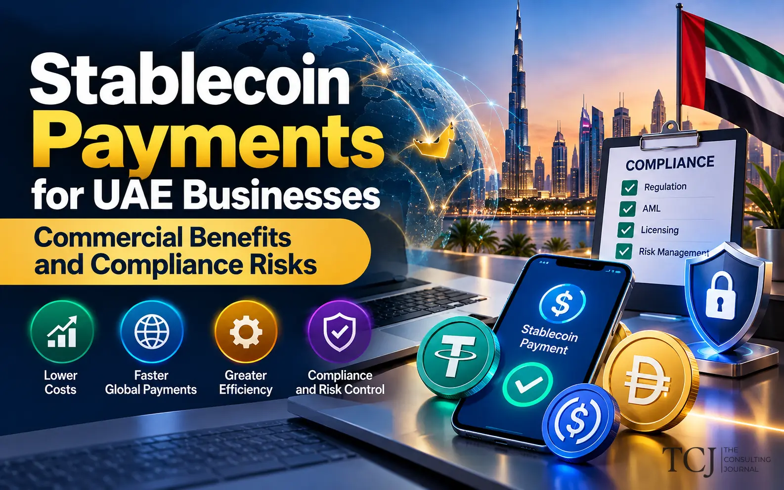 Stablecoin Payments for UAE Businesses: Benefits, Regulations and Risks
