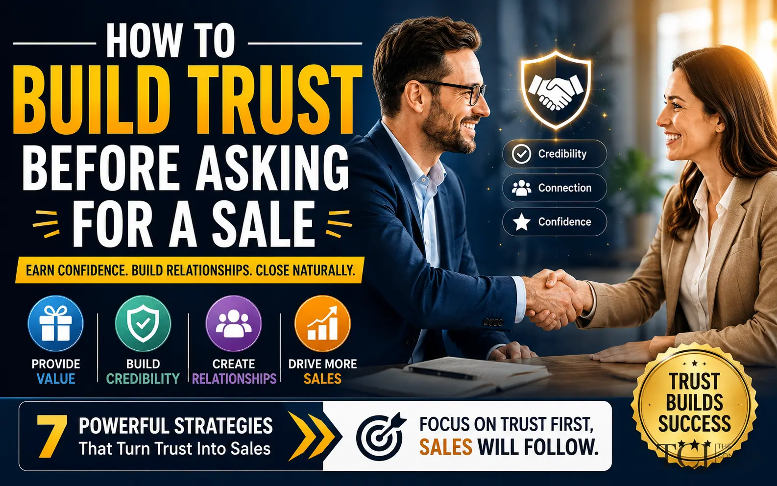 How to Build Trust Before Asking for a Sale