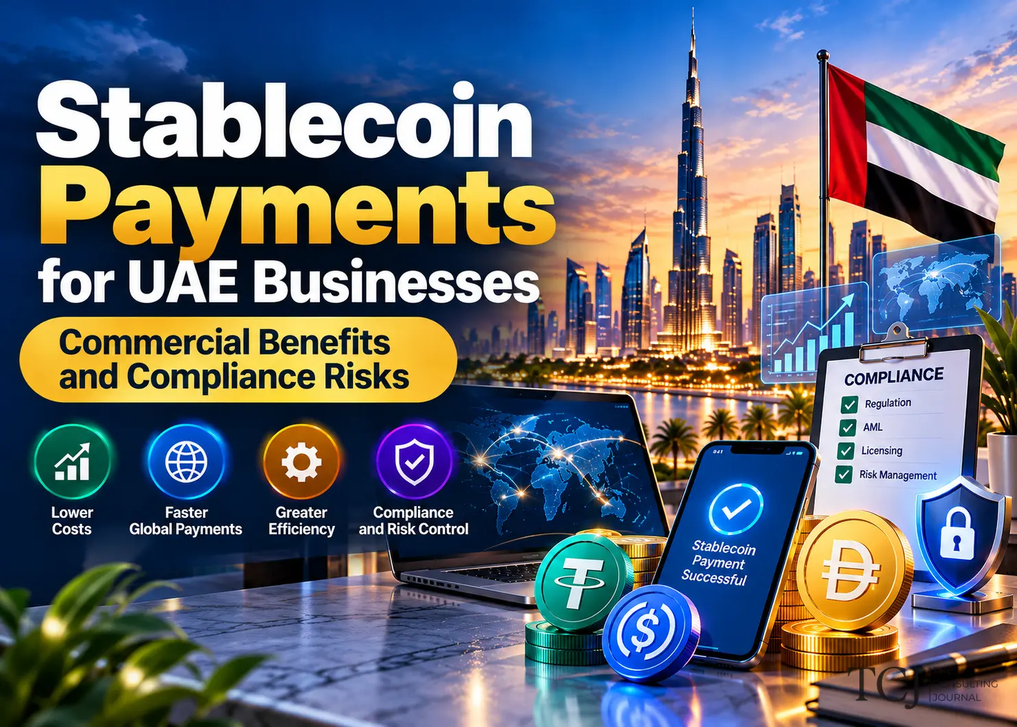 Stablecoin Payments for UAE Businesses: Benefits, Regulations and Risks