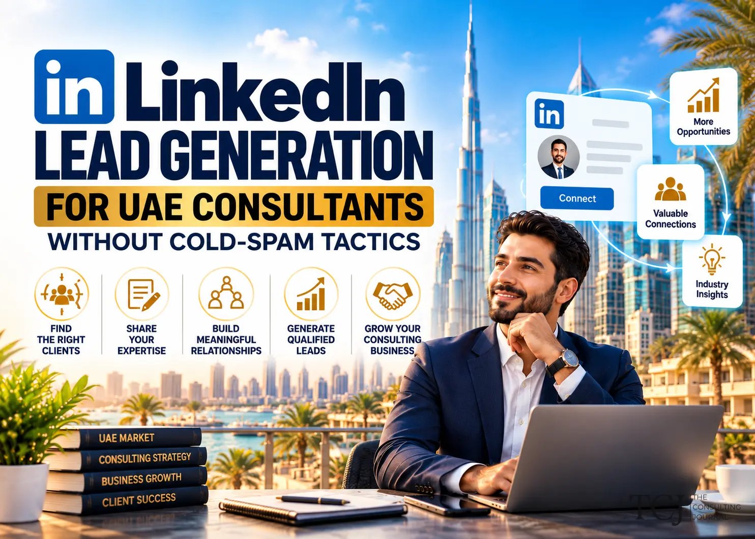 LinkedIn Lead Generation for UAE Consultants Without Cold-Spam Tactics