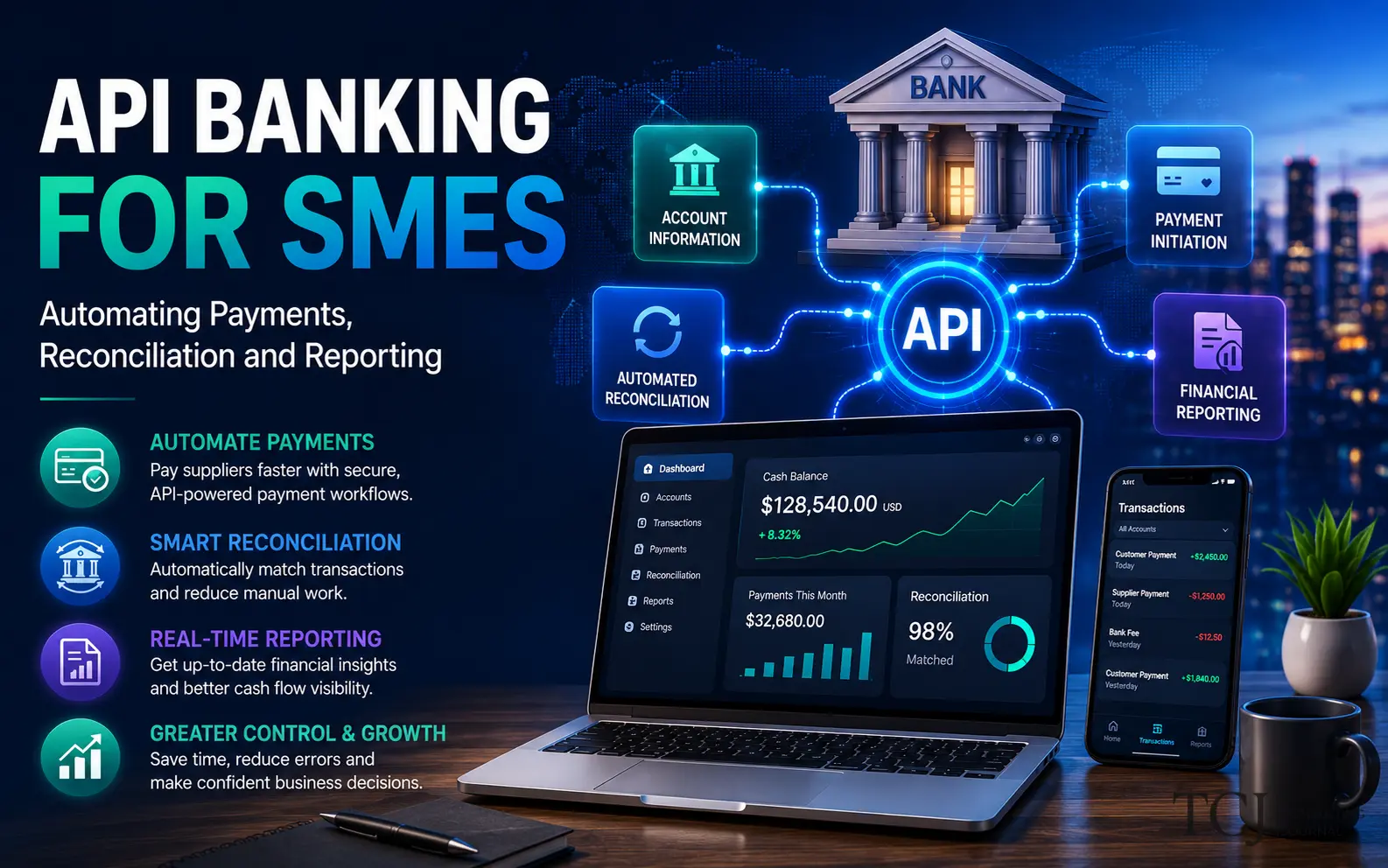 API Banking for SMEs in UAE: Automating Payments, Reconciliation and Reporting