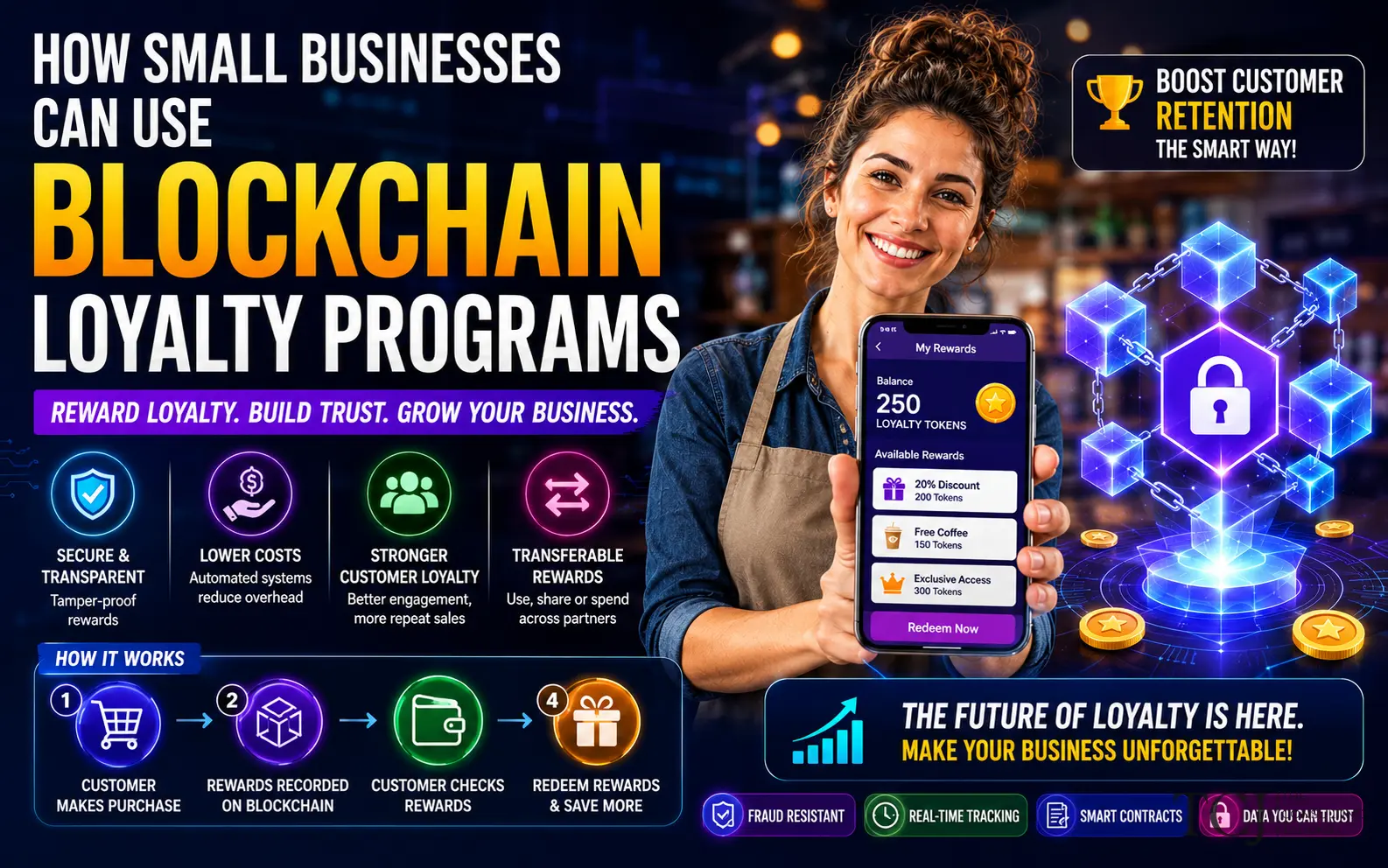 How Small Businesses Can Use Blockchain Loyalty Programs to Improve Customer Retention