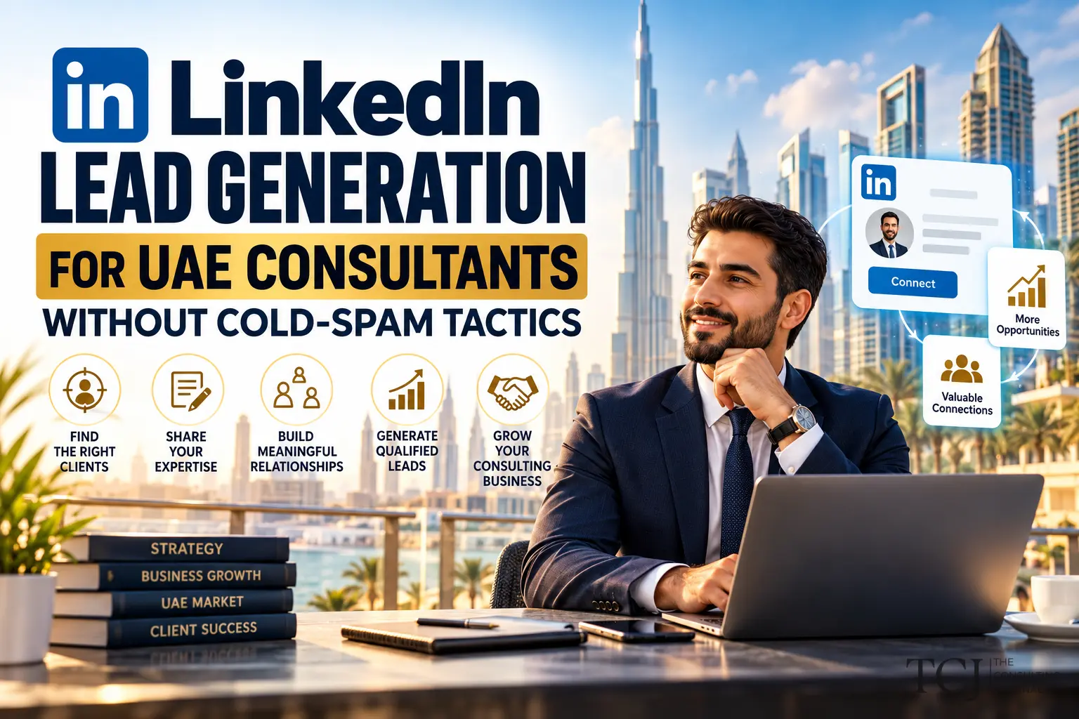 LinkedIn Lead Generation for UAE Consultants Without Cold-Spam Tactics